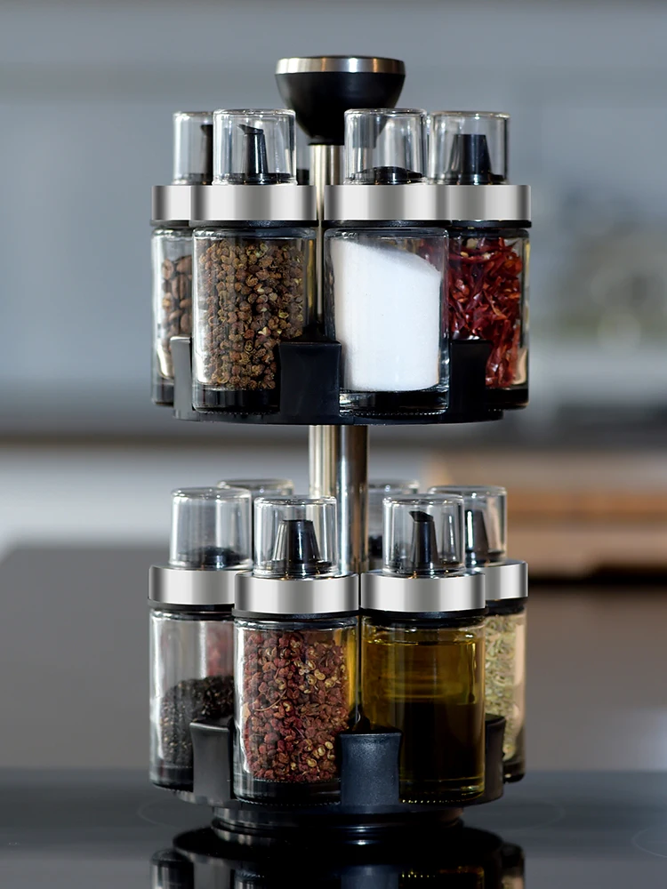 السكر الملح التوابل الجرار مجموعة الزجاج الفلفل الهزازات صلصة التوابل جرة زجاجات مع غطاء صغير Botellitas الفقرة الغداء اكسسوارات المطبخ #1