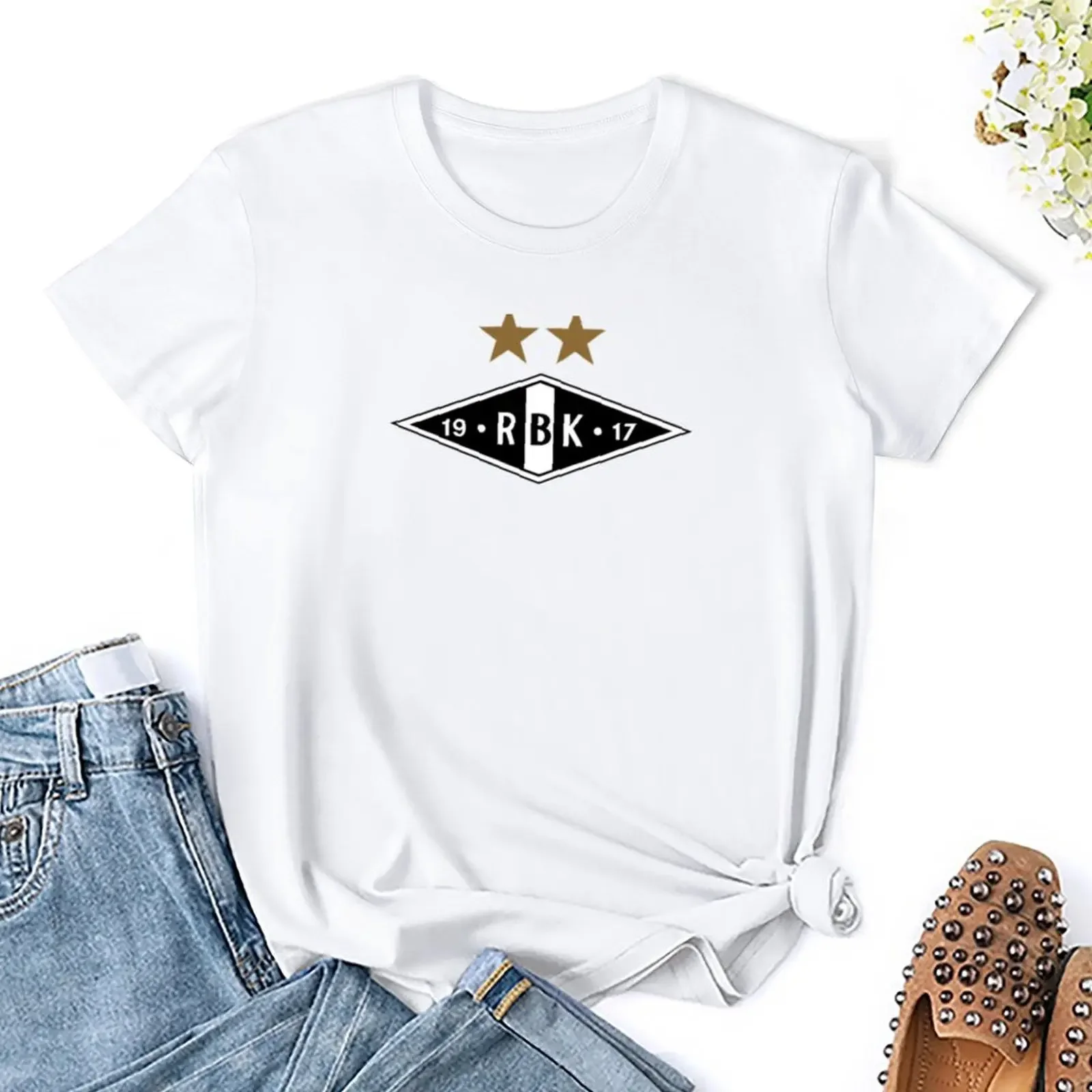 Rosenborg T-shirt kawaii clothes vintage clothes western t shirts for Women