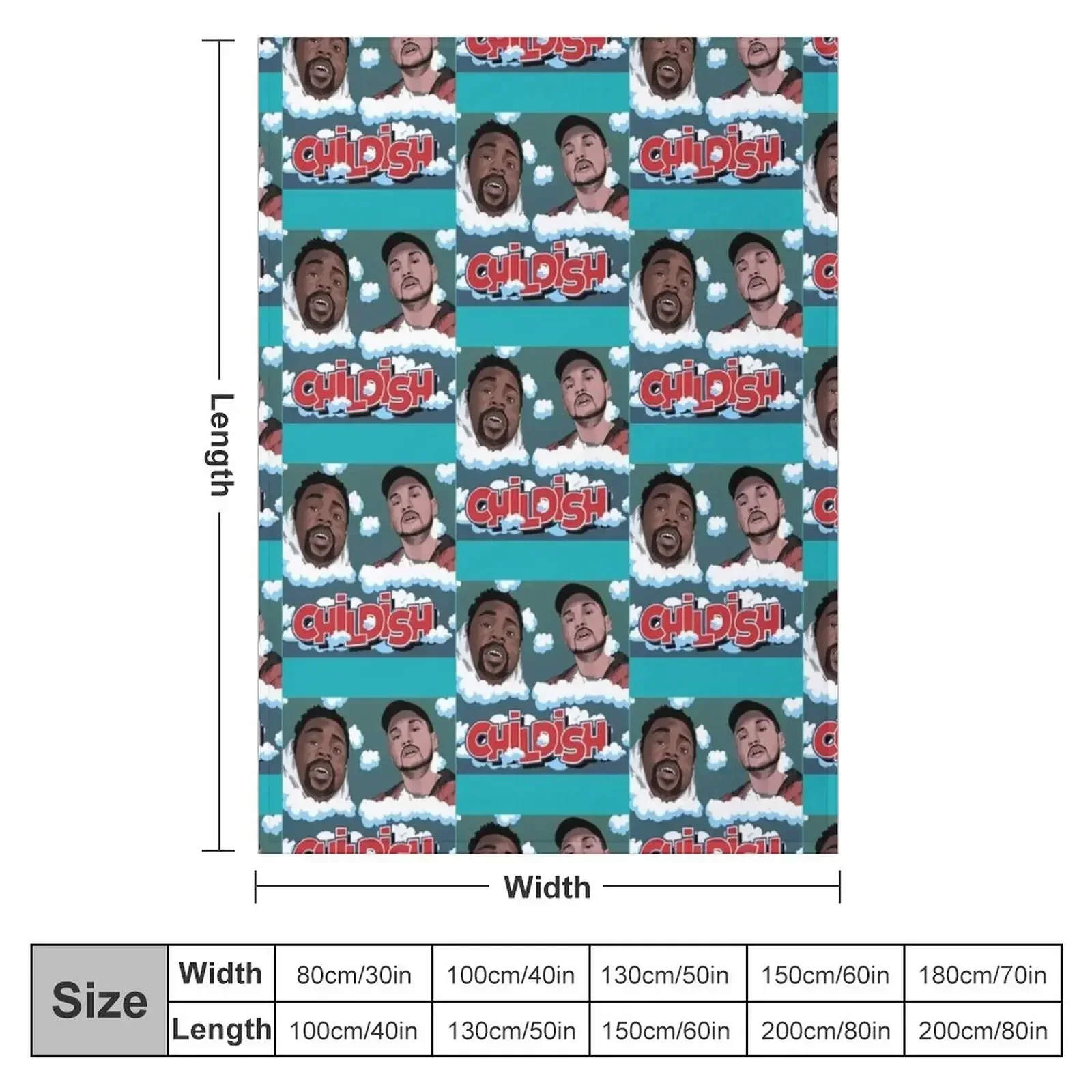 CHILDISH TGFBRO Throw Blanket Summer Baby Blankets