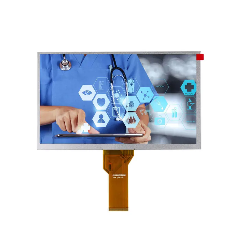 Original Innolux 9 Inch 800*480 Resolution 50 Pins FPC 250 Brightness AT090TN12 V.3 LCD Display With Driver Board