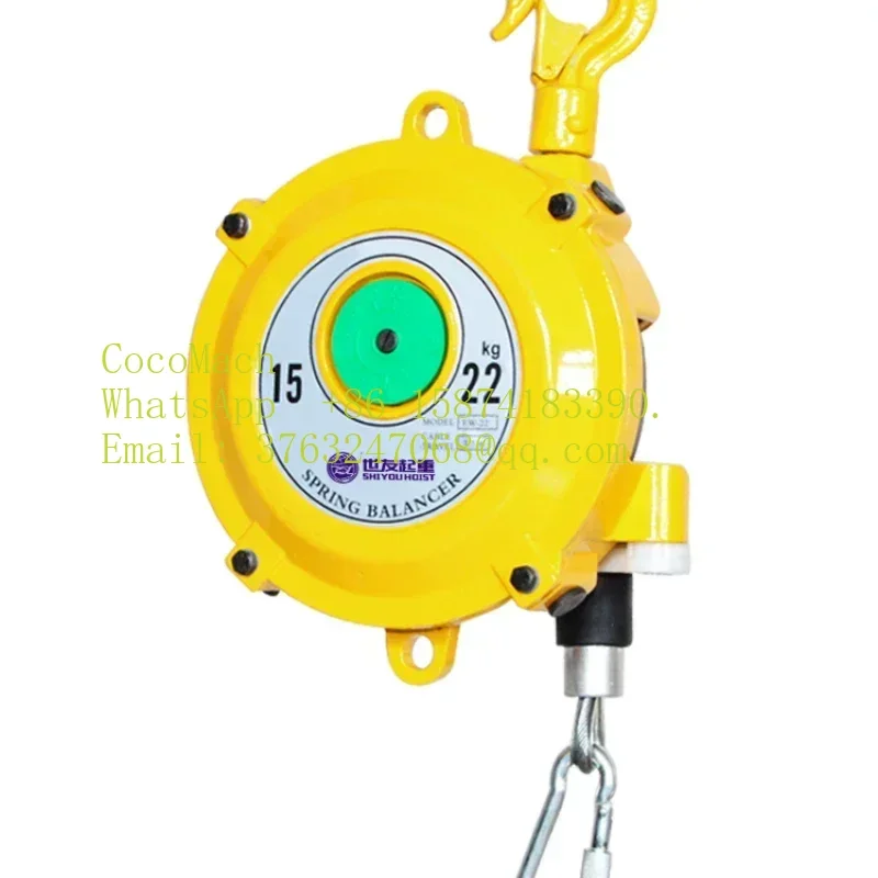 Self Locking Tower Spring Balancer Multiple Load Ranges 1-3kg 3-5kg 9-15kg 22-30kg Elastic Jack for Crane Tool