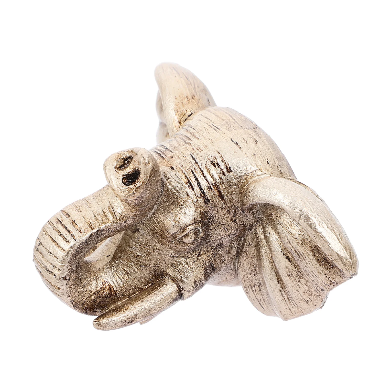 Насадка для фонтана с головой слона, настенная функция воды, декоративный носик, опрыскиватель для открытого сада и бассейна, успокаивающий звук, прочный