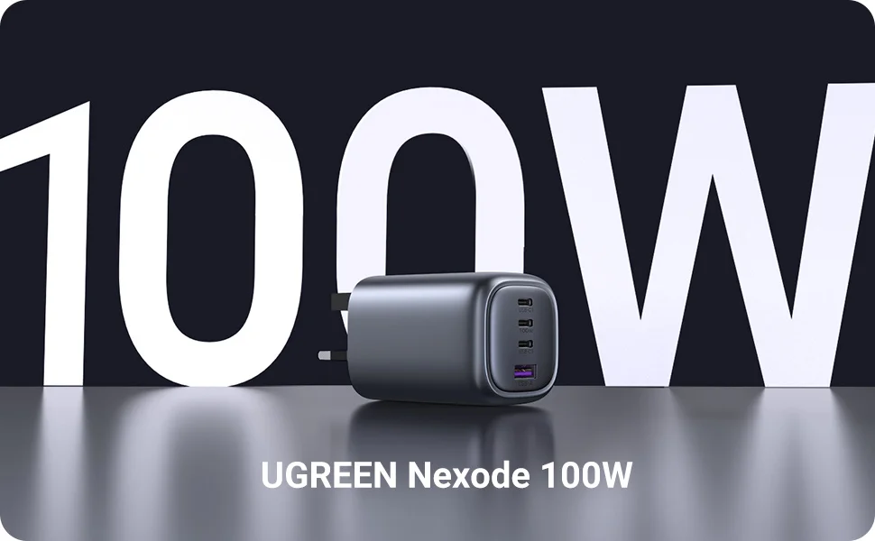 UGREEN UK Plug GaN 100W 65W Fast Charger QC 4.0 3.0 for Macbook Air Tablet iPhone 18 17 16 Pro Max Xiaomi USB Type C PD Charger