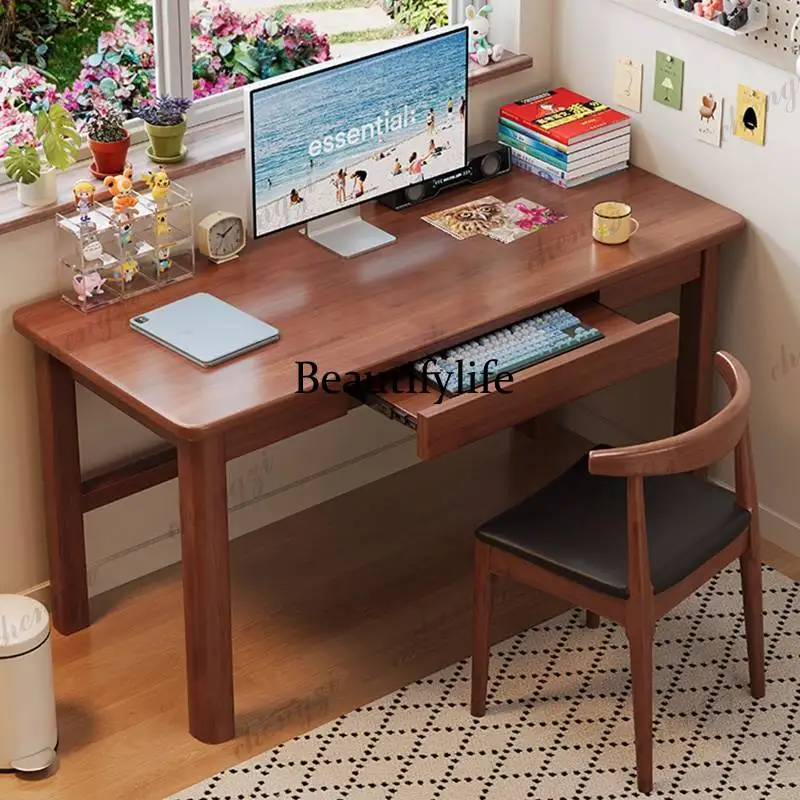 

Luxury Rectangular Computer Desks Elegant Design Reading Bedroom Gaming Desk Wooden Executive Mesas De Computador Furniture