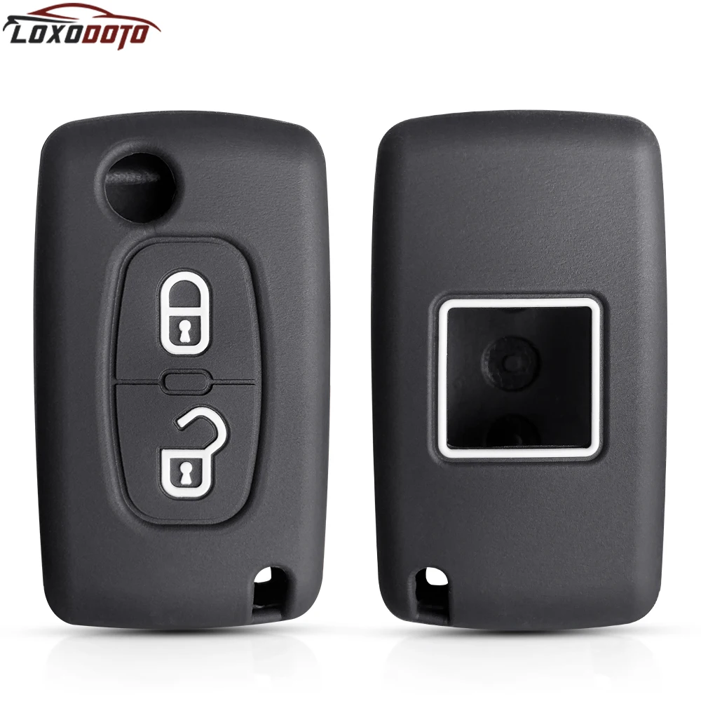 Car Key Fob Case Key Cover For Peugeot 308 307 3008 206 407 4007 5008 207 287SW 308SW For Citroen C2 C3 C4 C5 C Crosser Berlingo