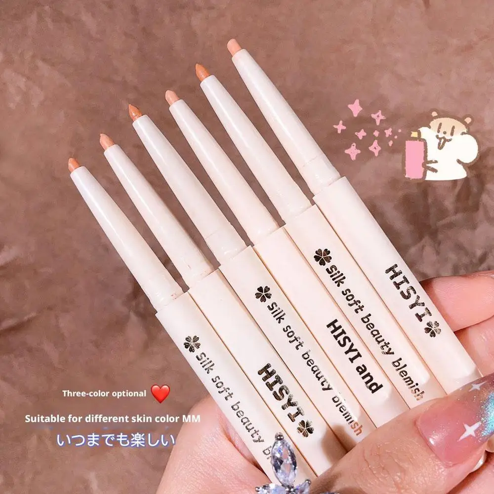 กันน้ำ Dark Circles Concealer Pen Silkworm Lying Concealer Stick Pen Pencil Light Concealer Makeup Eyebrows Pockmark Be I8V8