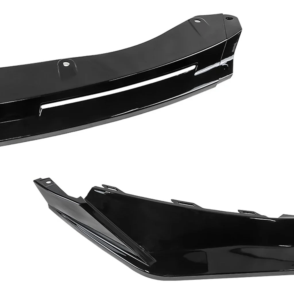 BMW M3 G80 M4 G82 2021-2024 앞 범퍼 립 스포일러 디퓨저 스플리터 바디 키트 앞치마 커버 가드 트림 튜닝 글로스 블랙 썸네일 5