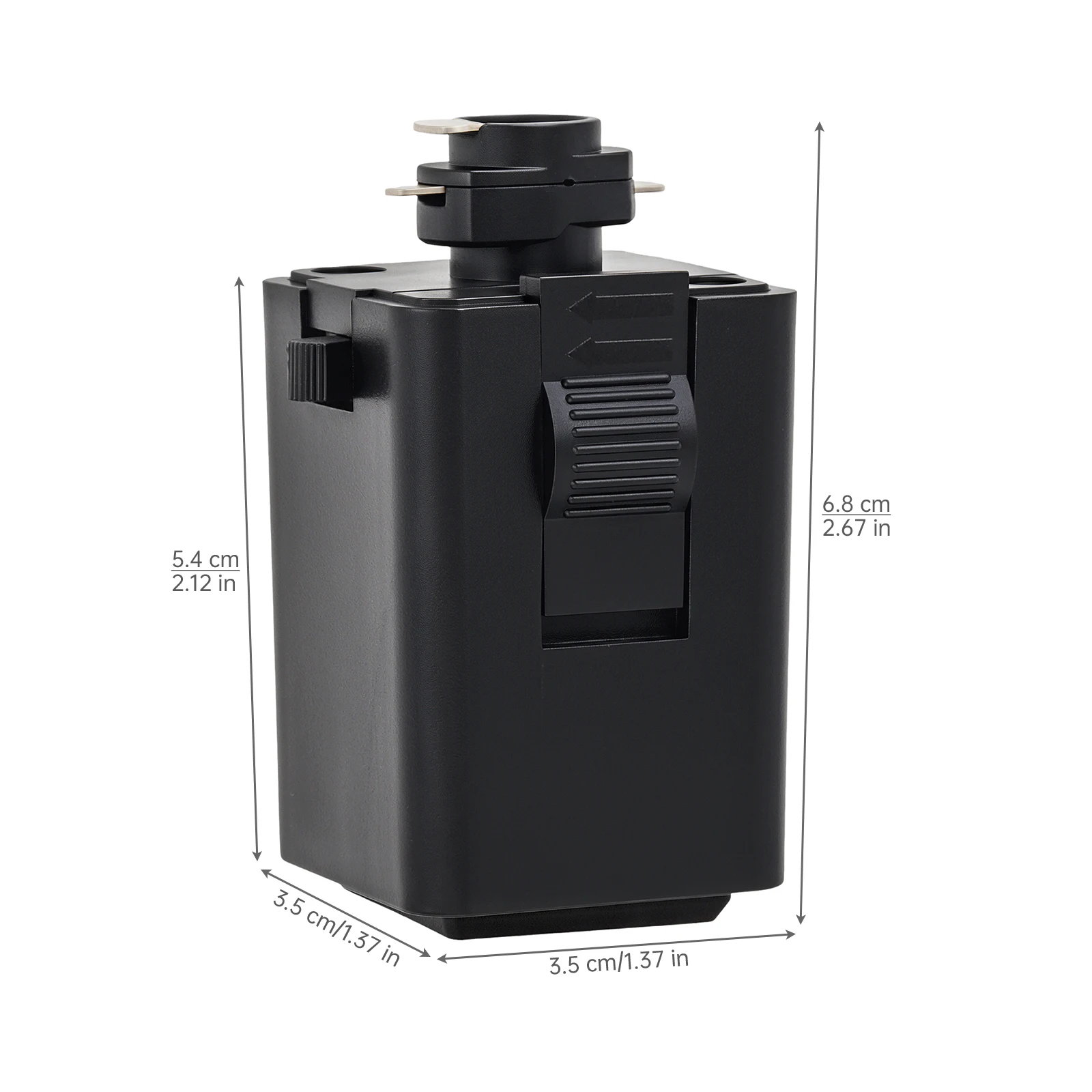 H-Track Lighting Outlet Adapter with ON/OFF Switch H-Type Track Power Plug Accessory for H-Style Track Rail Systems