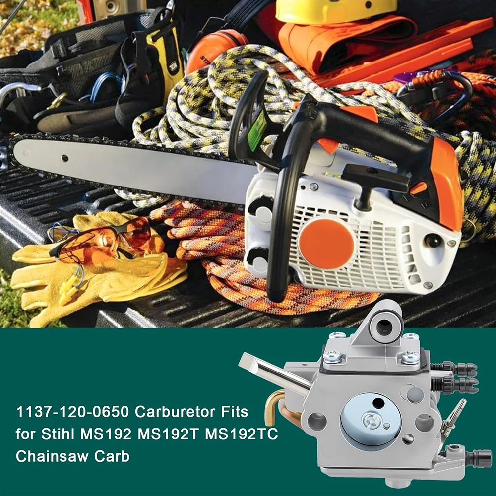 1137-120-0650 Carburetor Fits For Stihl MS192 MS192T MS192TC Chainsaw Carb Replace Zama C1Q-S258