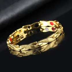 Body Healing Bracelet Bead Stretch Bracelet Magnetic Bead Slim for Men Women Pulseras Acero Inoxidable Para Mujer Pulsera Hombre