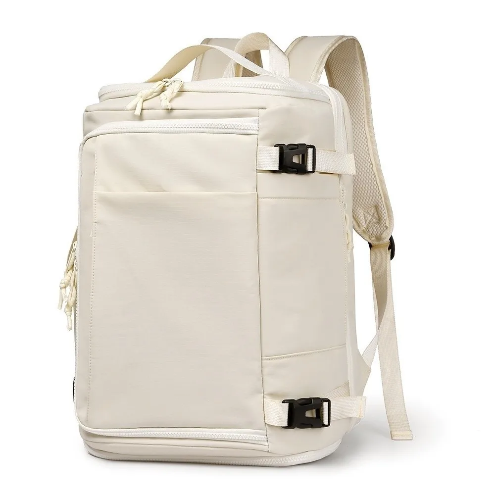 

Box Style Luggage Backpack Anti-Scratch Large Capacity Travel Backpack Unisex Adjustable Shoulders Cabin Daypack for Women Man