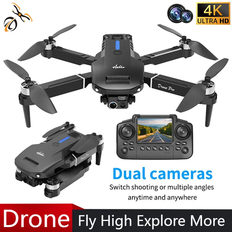 

E77 Air Mini Drone Big Screen Control Dual Camera Optical Flow Fixed Height HD Aerial Photography Quadcopter Birthday present