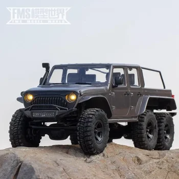 FMS RC Crawler 1/18 RTR RTR 6X6 Remote Control Model Car Gray