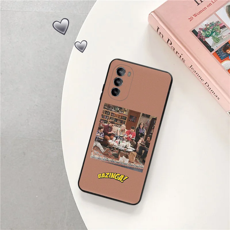 Silicone Black Phone Case for Motorola G72 G53 G73 G9 G50 G51 G60 G71 5G G22 G32 G52 The Big Bang Theory Edge 30 20 40 Pro Cover