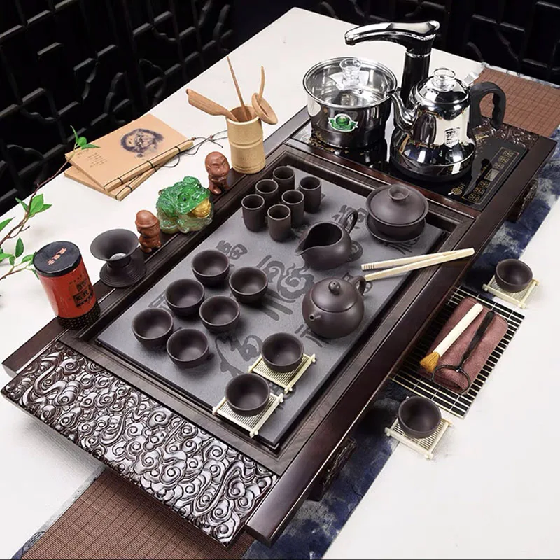 

Необычная посуда, поднос для чая, аксессуары для церемонии, деревянный офисный поднос, магнитный поднос для чая, дренажный поднос для закусок, банджа, мадера, чайная посуда