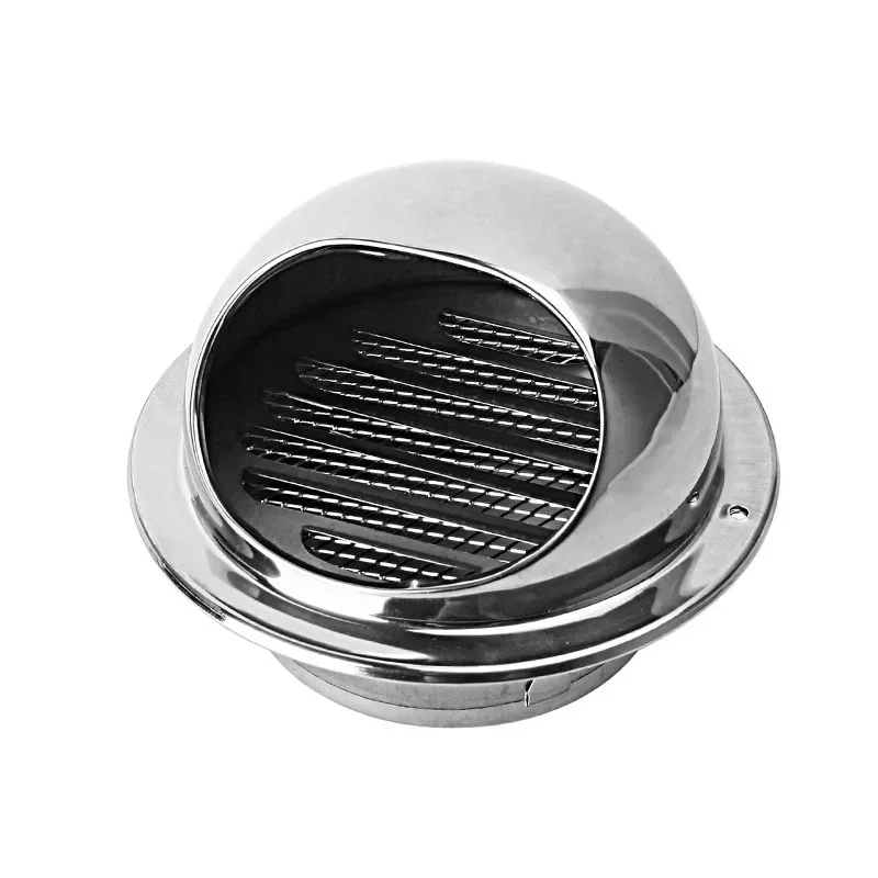 Stainless Steel Wall Ceiling Air Vent Ducting Ventilation Exhaust Grille Cover Waterproof Outlet Vents Cap for Home Hardware