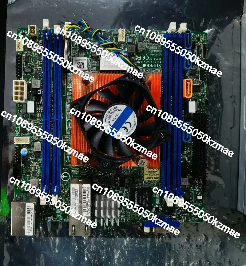 Suitable for X11SDV-4C-TLN2F, D-2123IT quad-core NAS server main board, dual 10 Gigabit ports, suitable for AI NAS