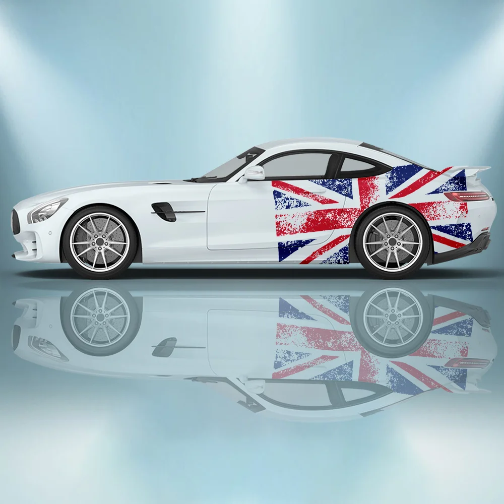 

British Flag Elements Car Vinyl Wraps Decal Self-adhesive PVC Sticker Suitable for Trucks SUV Decoration Auto Accessories Gift