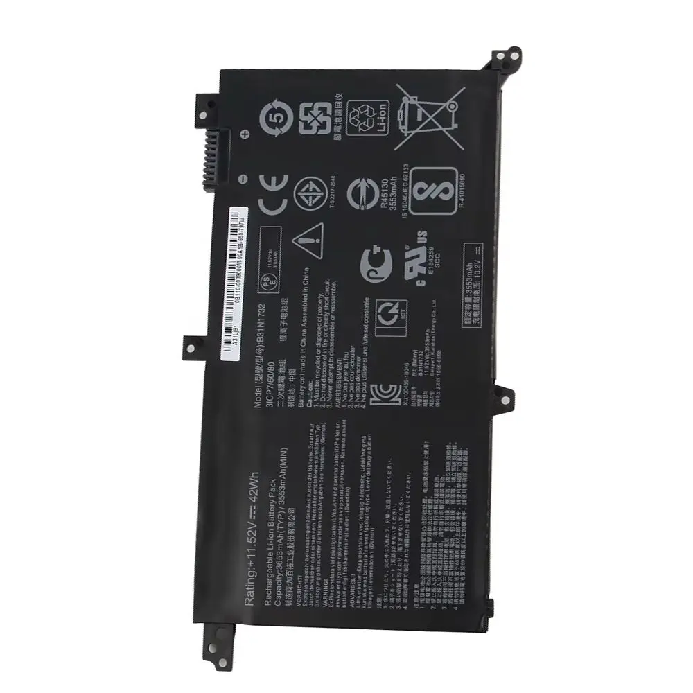 

B31N1732 Laptop Battery Replacement For ASUS VivoBook S14 S430FA S430FN S430UA X430UN X571 F571 K571