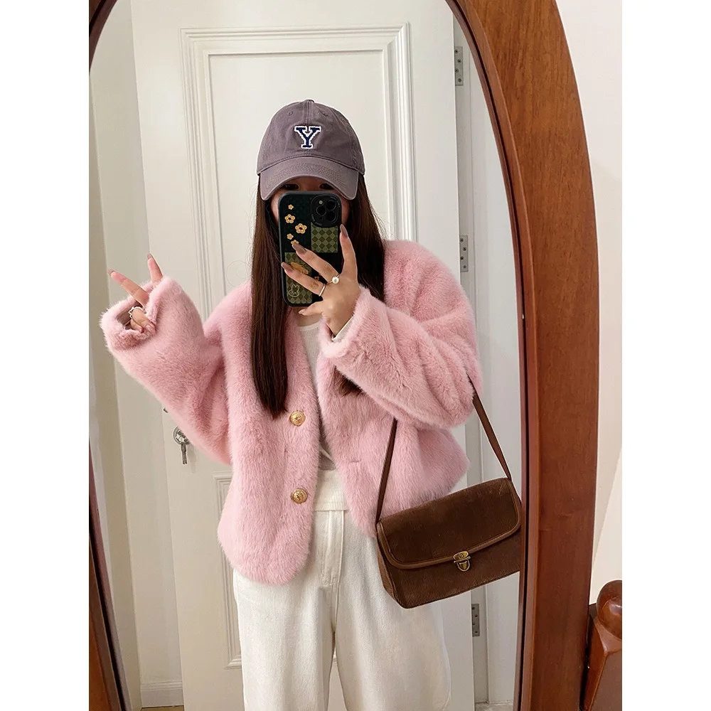 

Faux Fur Long Coat Woman Coats Womens Modigirl Long-Sleeved Snow Women Thermal Padded Wrap Hooded Detachable Drawstring Fully OL