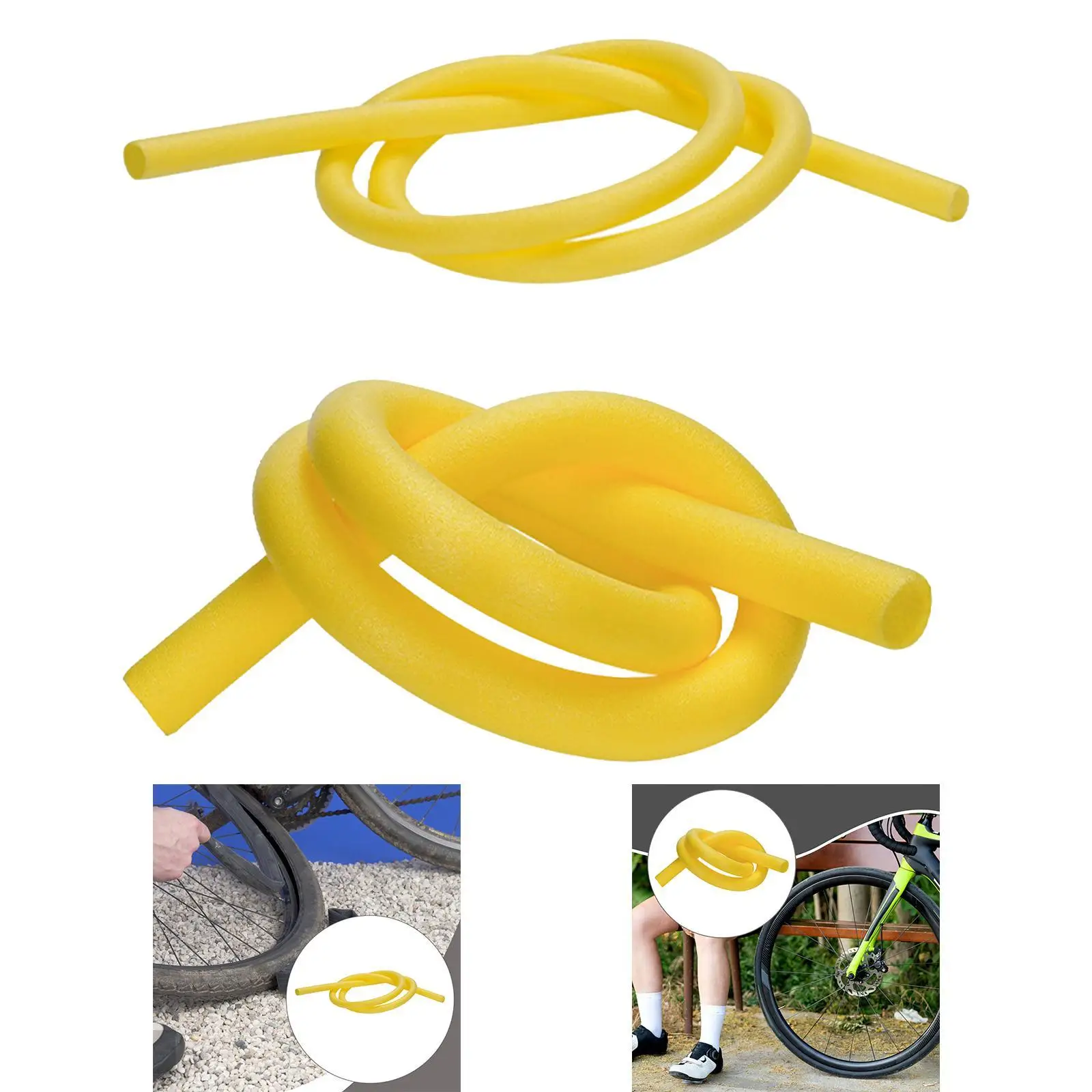 

Bike Tire Insert Protective Sponge Portable Adults Reusable Supplies Lightweight Inner Tube Insert for Sports Outdoor Riding