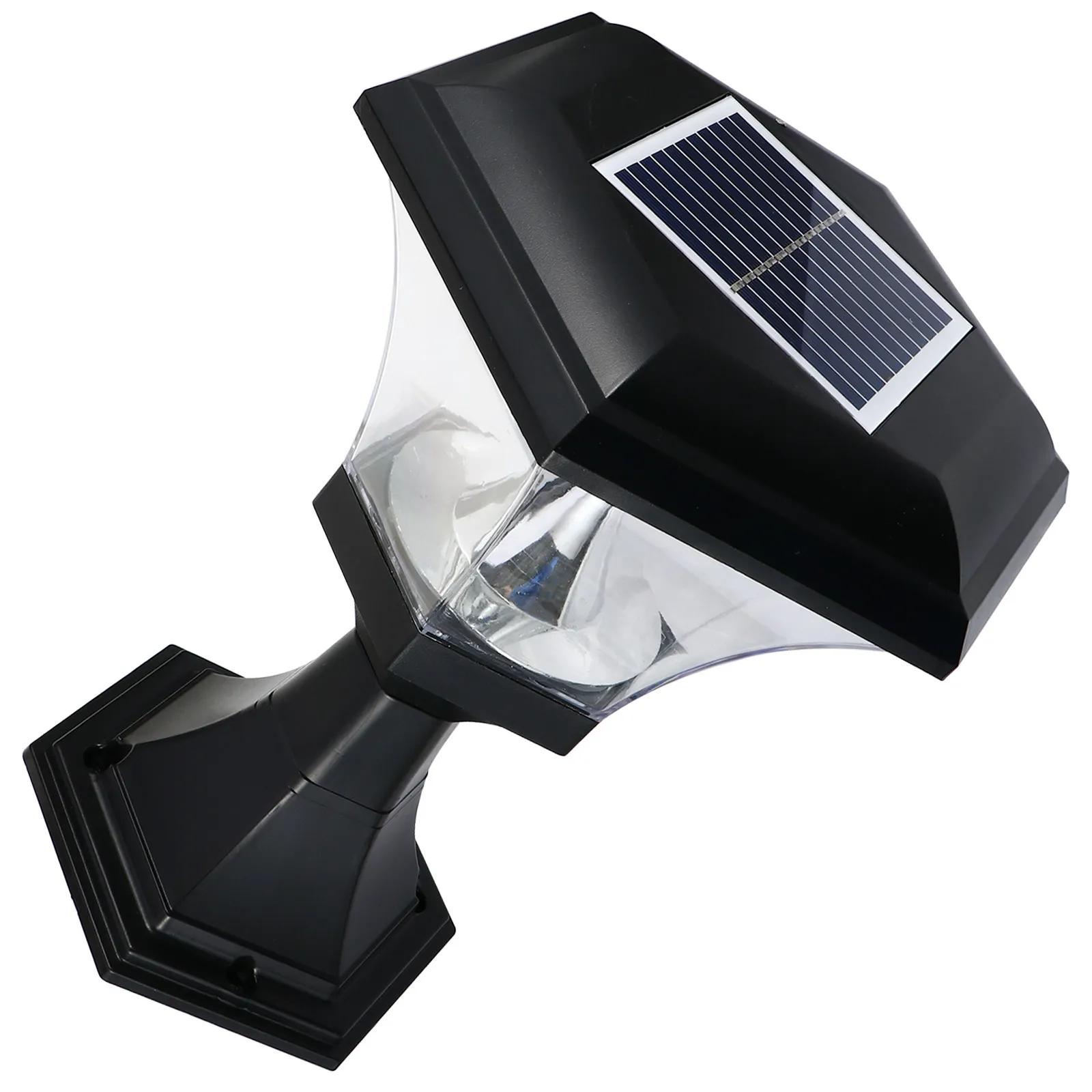 

Солнечный садовый светильник для улицы, водонепроницаемый, на солнечных батареях, для сада, двора, ландшафтного освещения, метрическая система, пластиковый декор для забора, энергосберегающий