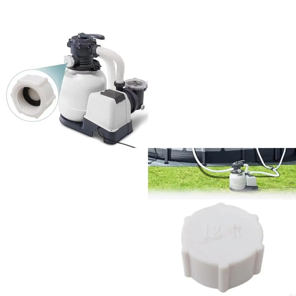 M6CB Sand Filter Drain Caps Pool Drain Caps Replacement Cover Sand Filter for Pool