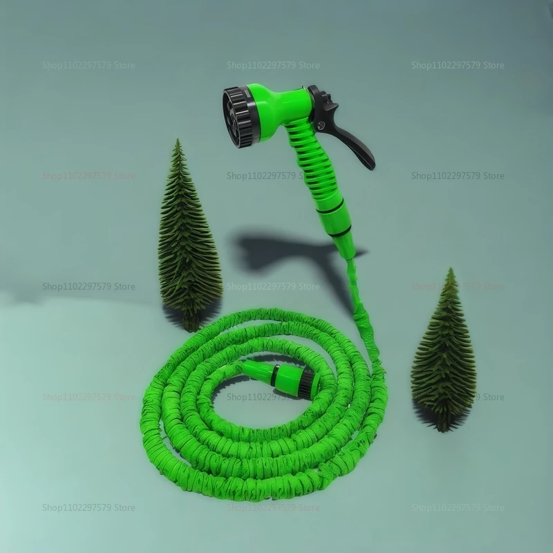 خرطوم حديقة سحري قابل للتوسيع 7-وظيفة بخاخ مياه عالي الضغط غسيل السيارات خرطوم سقي للمنزل حديقة المناظر الطبيعية