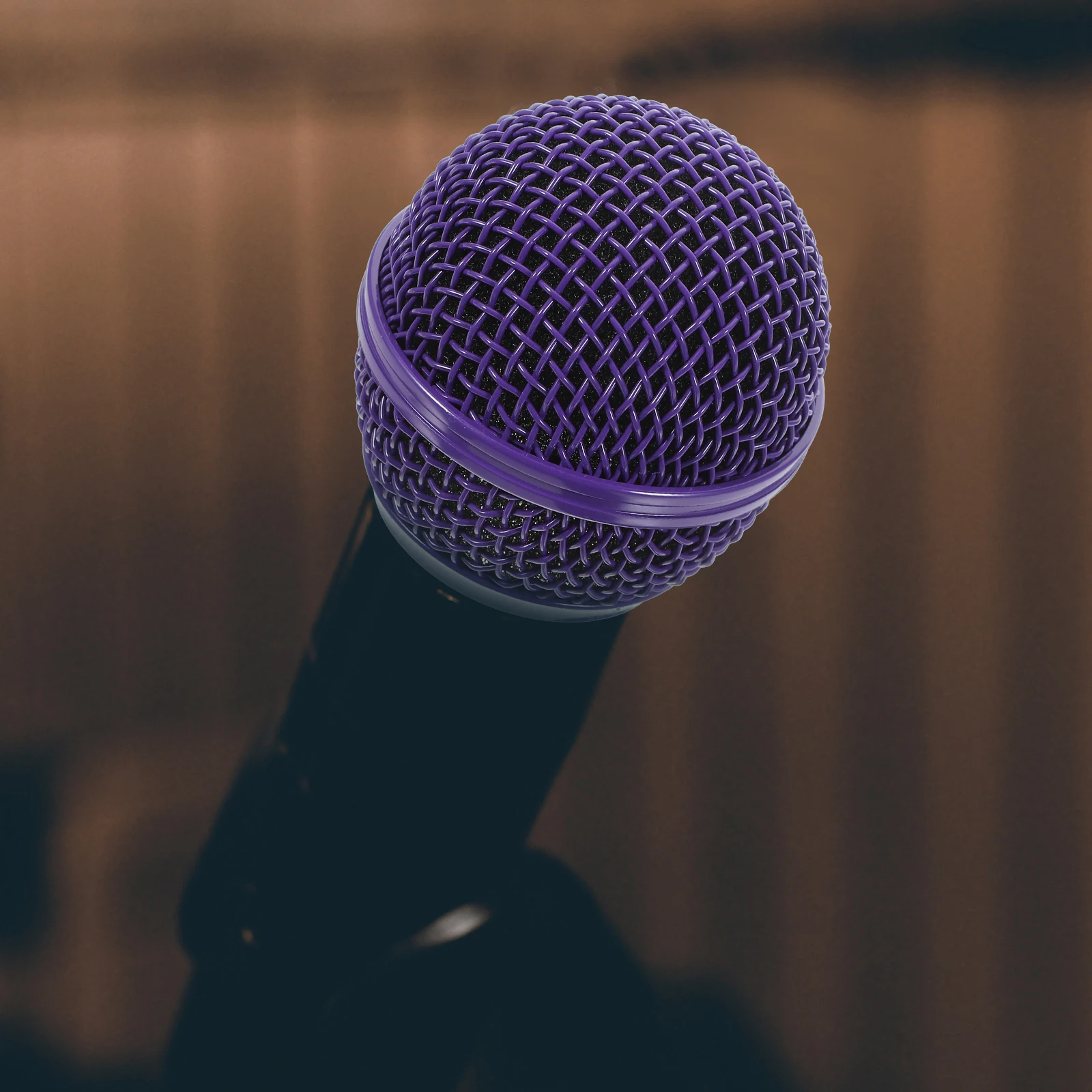 

4pcs Microphone Grill Head Replacement Metal Mesh Cover For Wired Wireless Mic Durable Mic Grille Ball Head Easy Install