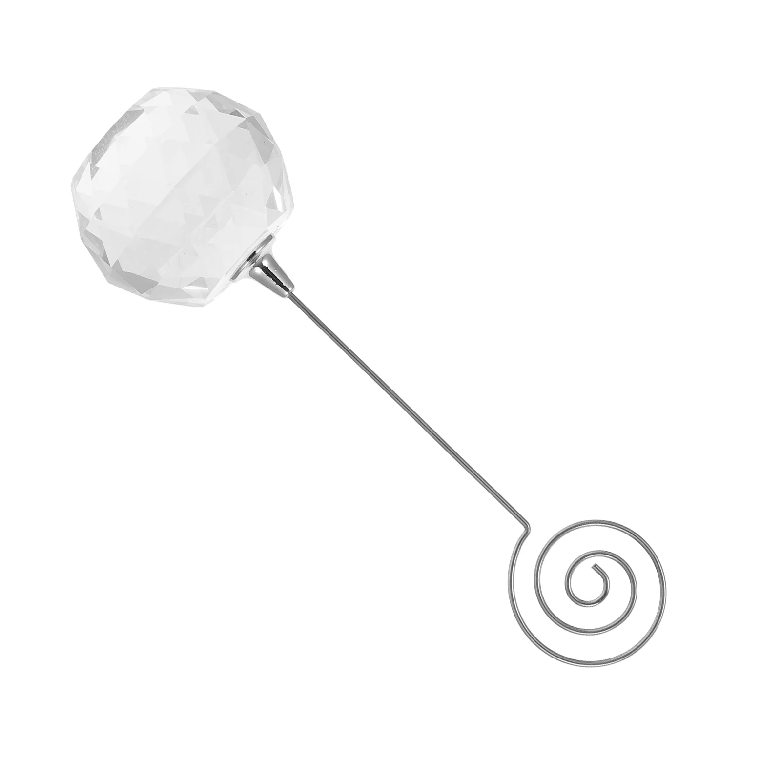 حامل بطاقة عمل كريستال ممتاز، حامل اسم الزفاف الإبداعي لعرض قائمة الصور المستقرة، ديكور طاولة أنيق لحفلات الزفاف