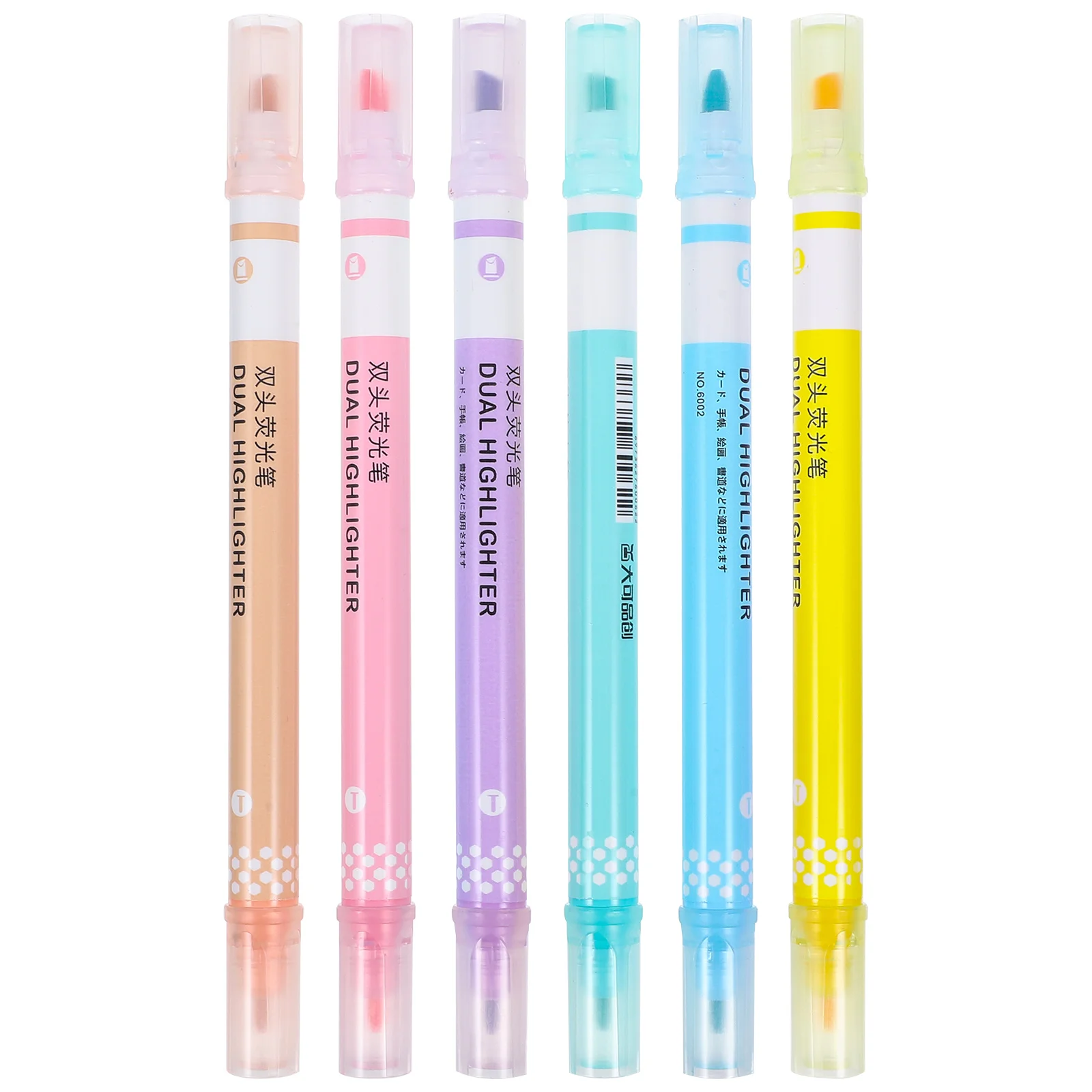 

Highlighter Set Scrapbooking Dual Tips Pens Plastic Highlighters Mild Highlighting Marker Marking Office for