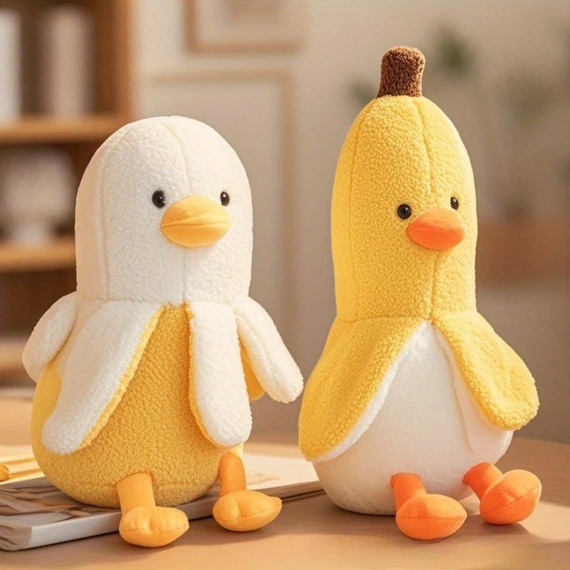 

Funny Banana Duck Prank Gift - Hilarious Plush Pillow & Cute Animal Toy | Creative Gag Present for Jokes & Fun