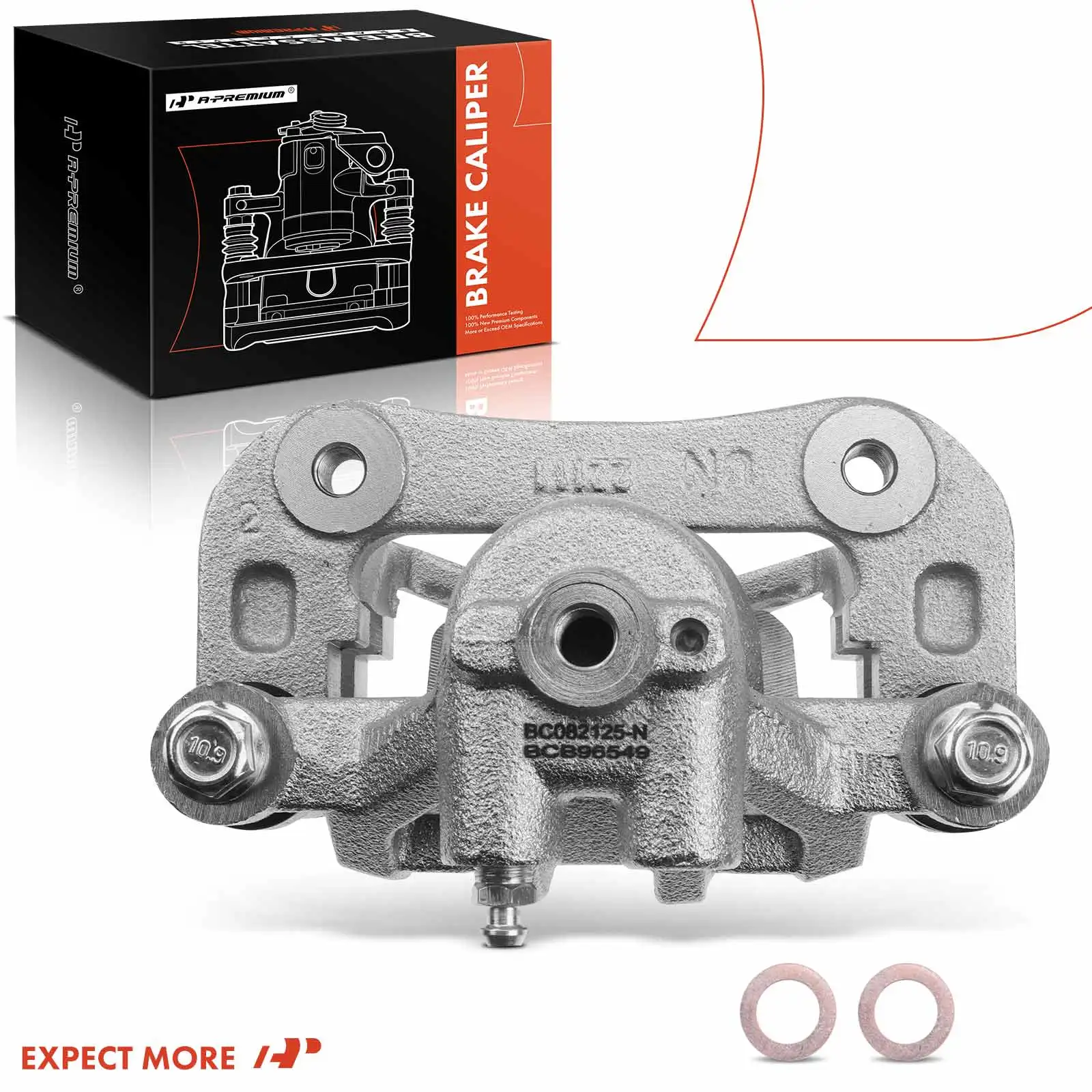 A-Premium Rear Left Disc Brake Caliper with Bracket for Kia Rondo 2009-2012