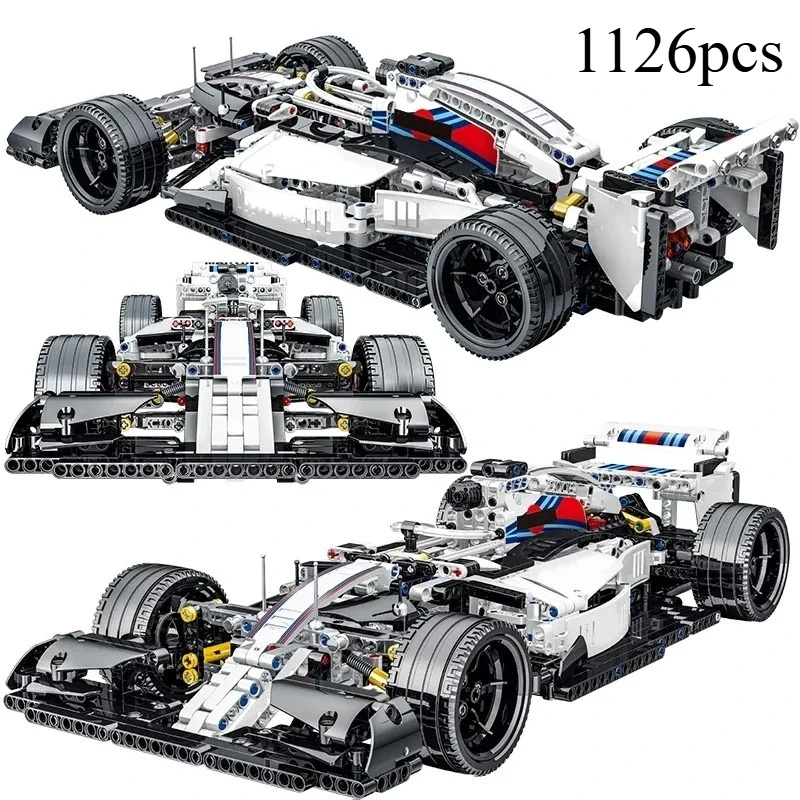 

1152 шт. Технические 023004 Formula Cars F1, строительные блоки, спортивные гоночные автомобили, супермодельные наборы, кирпичи, игрушки для детей, подарки для мальчиков