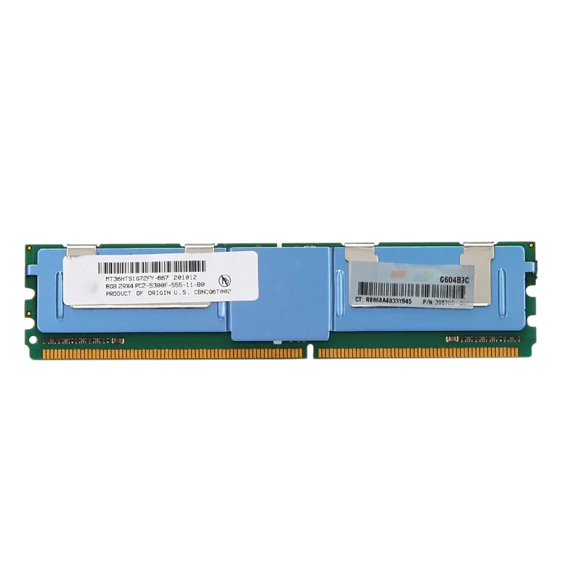 8 ГБ оперативной памяти DDR2, 667 МГц, PC2 5300 FBD, 240 контактов, DIMM, 1,7 В, оперативная память для серверной памяти FBD