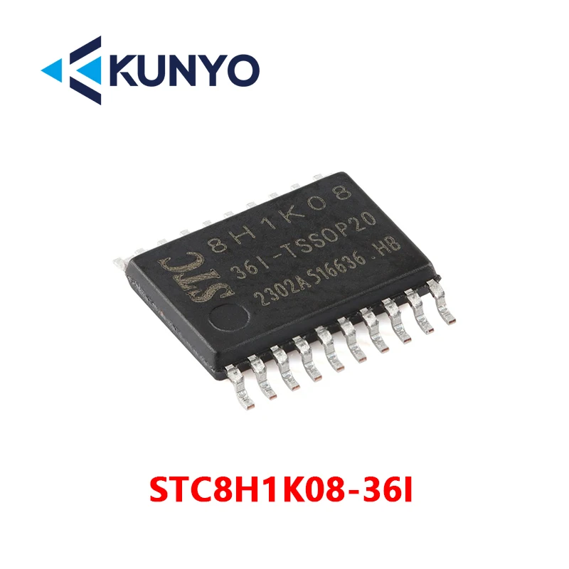 5PCS New Original STC8H1K08-36I-TSSOP20 8H1K08 STC8H1K08 TSSOP20 Enhanced 1T 8051 MCU, Microcontroller MCU