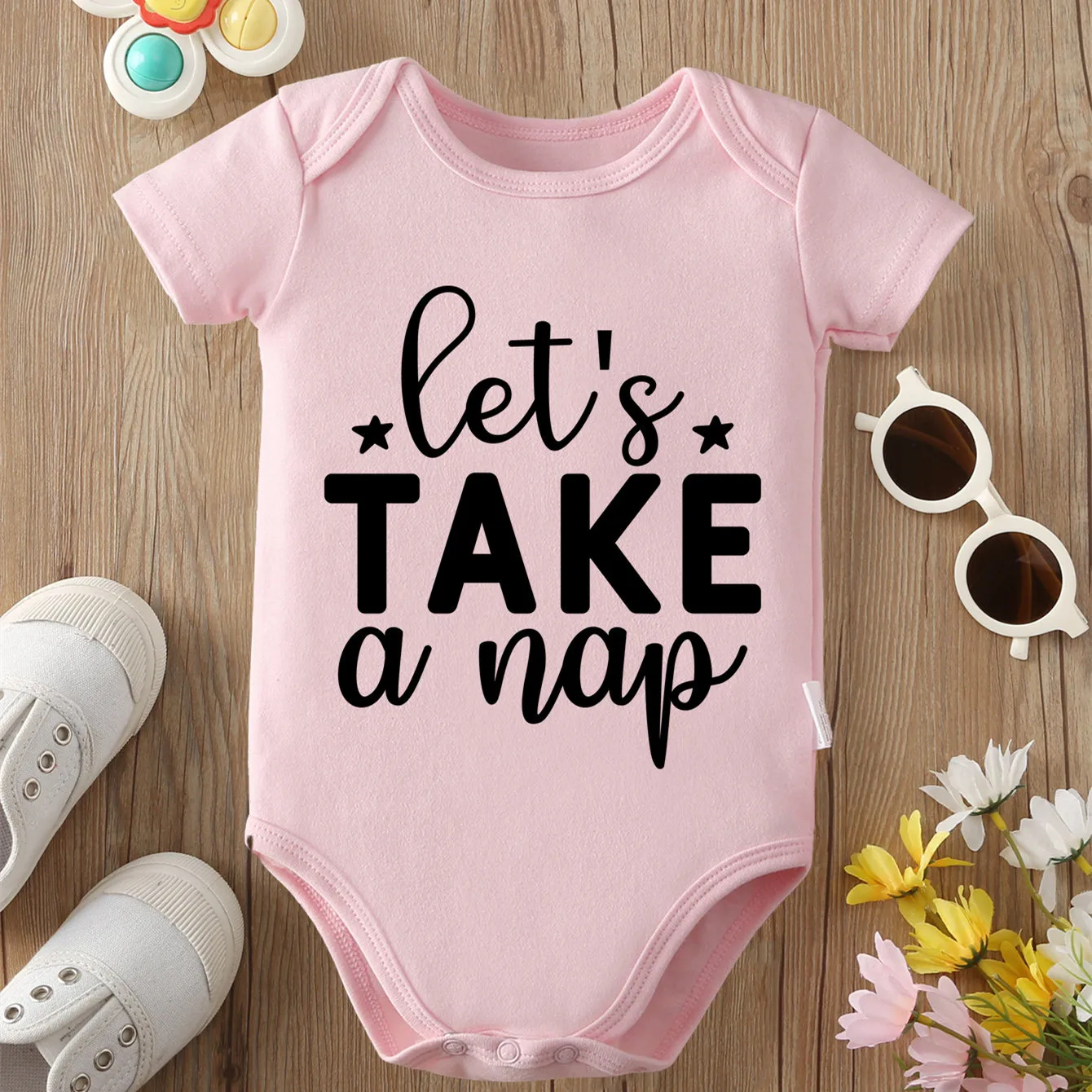 

Комбинезон-боди из 100% хлопка Let's Take A Nape, мягкая детская одежда, лучший подарок для малышей, комбинезон для новорожденных от 0 до 12 месяцев, милый комбинезон для новорожденных