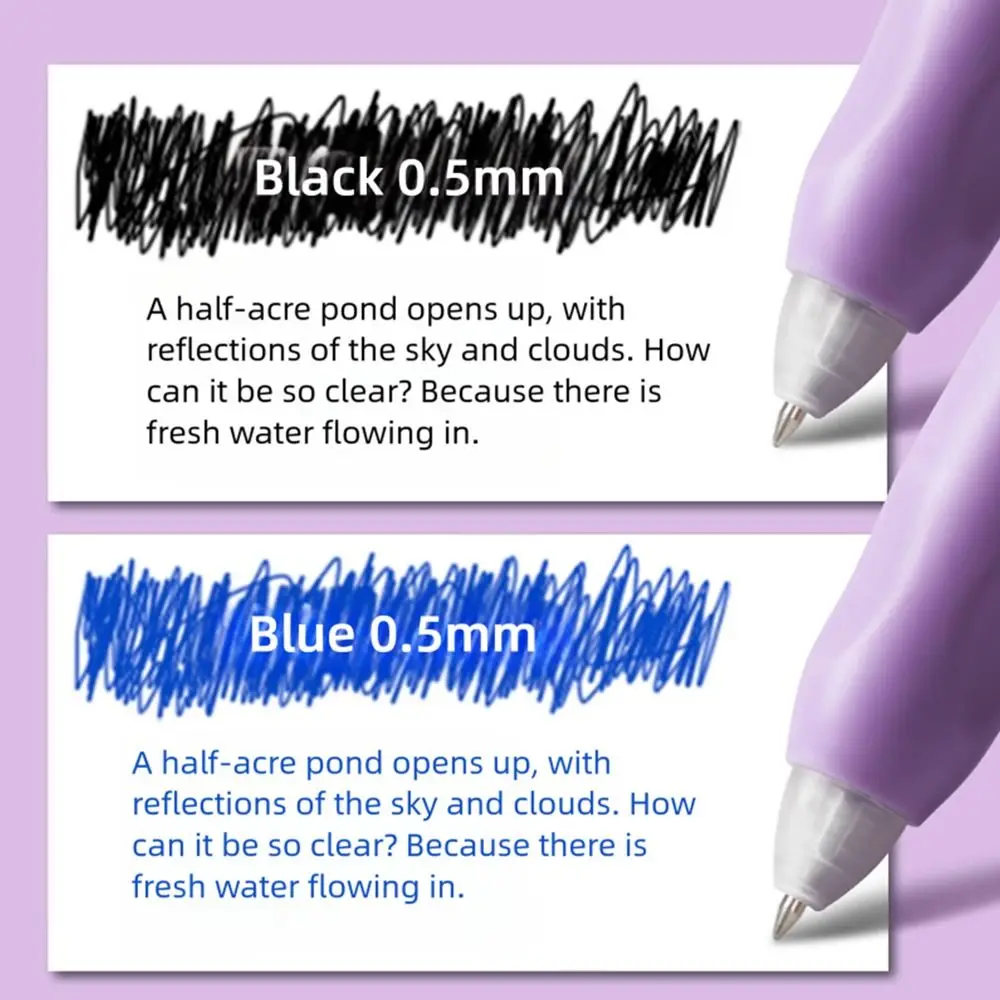

3PCS/Set Correct The Posture of Holding Pen Gel Pen Erasable Black/Blue Ink Neutral Pen PressType Writing Tool Learning Prize