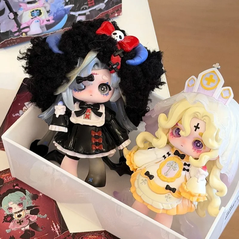 

Genuine Ninita Blind Box Witch Revelation Series Mystery Box Cute Pvc Models Trendy Toys Collectible Desktop Decorations Gift