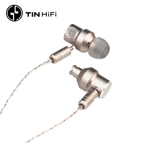 TINHIFI C0 HiFi auriculares intrauditivos Monitor auriculares cuerpo de aluminio de grado aeroespacial PU + diafragma compuesto de titanio diseño de espalda abierta