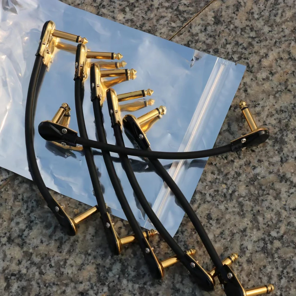 

Guitar Patch Cable Flexible Instrument Effects Pedal Patch Cable Audio Line Parts For Electric Guitar