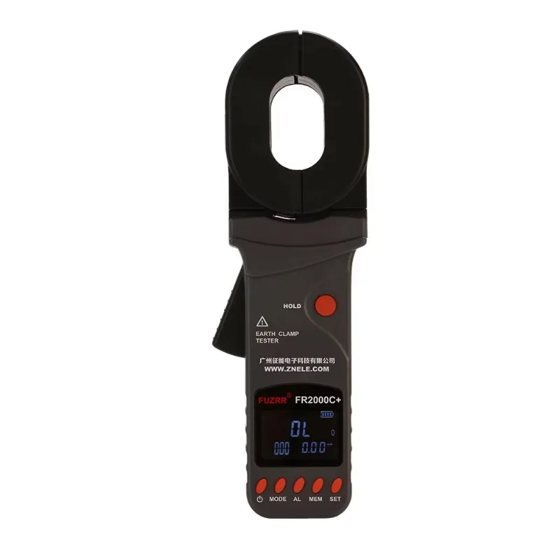 

FR2000C Loop Resistance Leakage Current Measurement Clamp-On Digital Ground Earth Resistance Tester Meter
