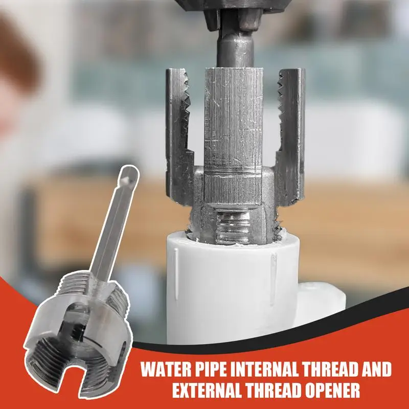 

Pipe Threading Tool Manual Threading Tool Nipple Extractor Tap & Die for Machine Hole Wire Cable Hose Patio Backyard Garden Farm