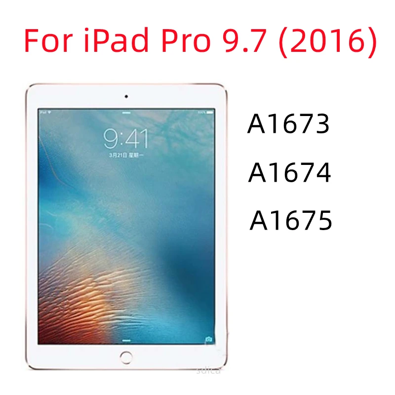 For iPad Pro 9.7 2016 Tempered Glass Screen Protector A1673 A1674 A1675 9.7\