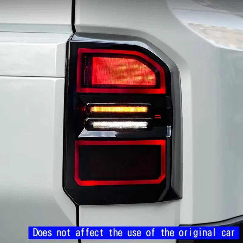 سيارة الذيل ضوء الإطار الخلفي غطاء المصباح لتويوتا برادو LC250 2024 الفرامل ضوء غطاء الزخرفية