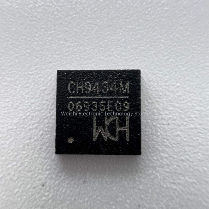 

10PCS Original genuine CH9434M QFN-48 SPI to four serial port adapter chip