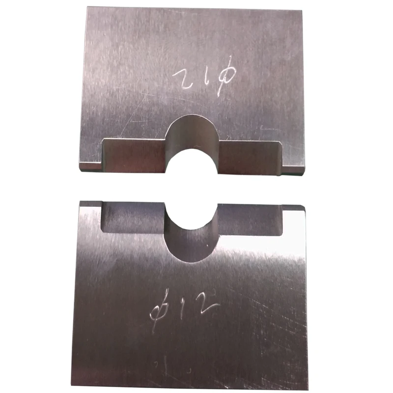 2PCS/Set HS-416 Pneumatic Wire Stripping Machine Blades Replacement Cutter Knives for Cable Peeling Machine Spare Parts