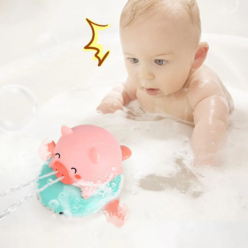 Giocattoli da bagno per bambini Baby che giocano in acqua Orologio da bagno galleggiante Giocattoli per bambini piccoli