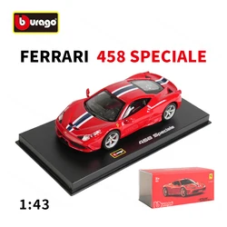 Bburago 1:43 Ferrari 458 Speciale Static Die Cast Vehicles Collectible Model Car Toys