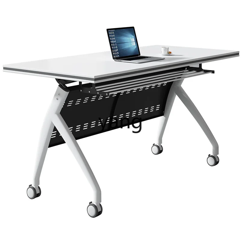 

Lmm mobile desk long table splicing conference table folding training table